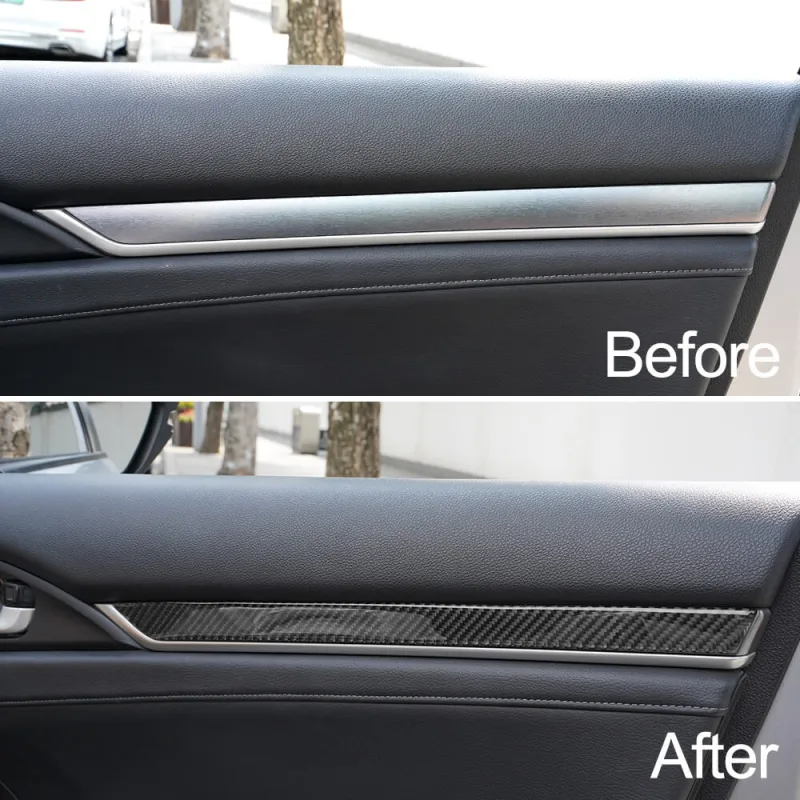 Honda Civic 10th 2016-2020 Car Door Inner Protective Trim