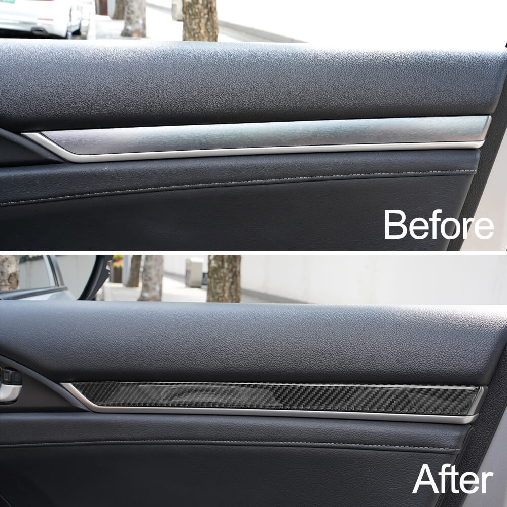 Honda Civic 10th 2016-2020 Car Door Inner Protective Trim