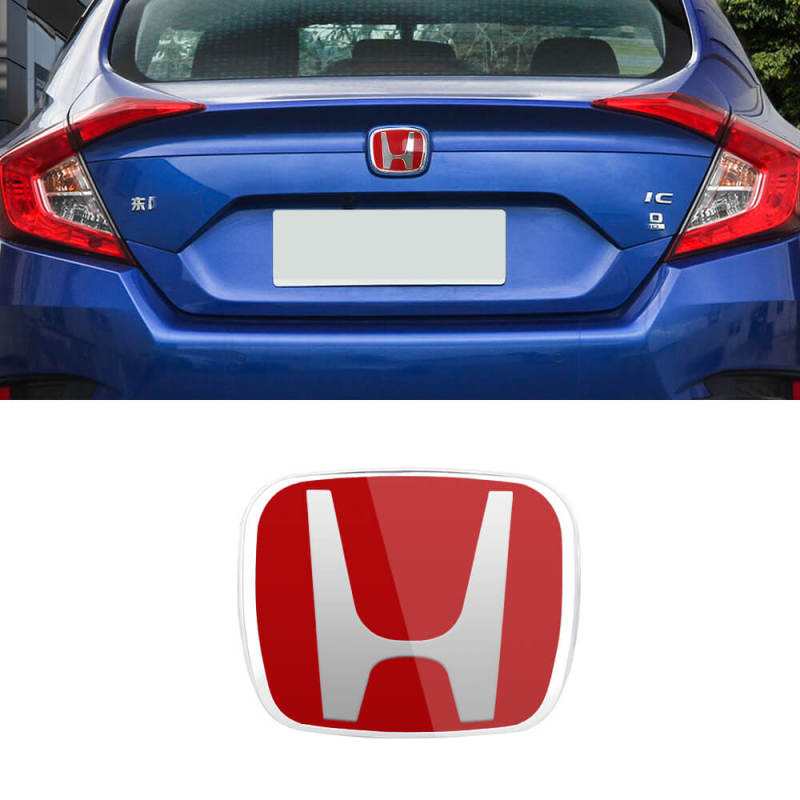 Car Badges for Honda Civic Front Grill  / Rear Trunk Emblem