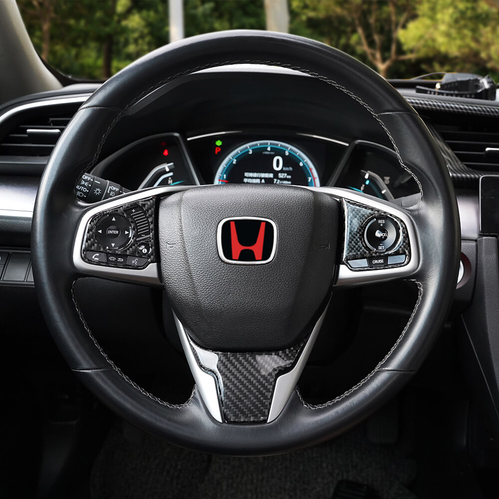 10th Gen Civic 2016-2020 Black Honda Emblem