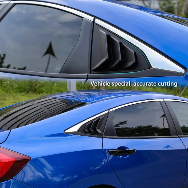 10th Gen Civic Racing Style Rear Window Louvers