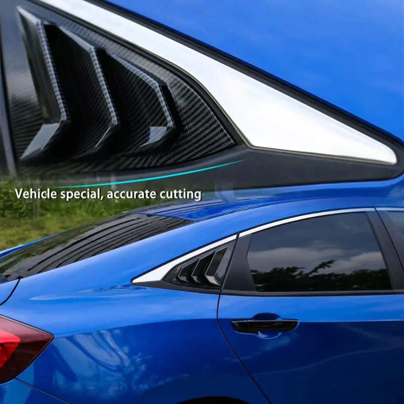 10th Gen Civic Racing Style Rear Window Louvers