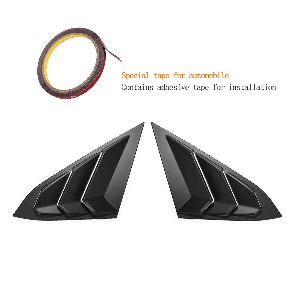 10th Gen Civic Racing Style Rear Window Louvers