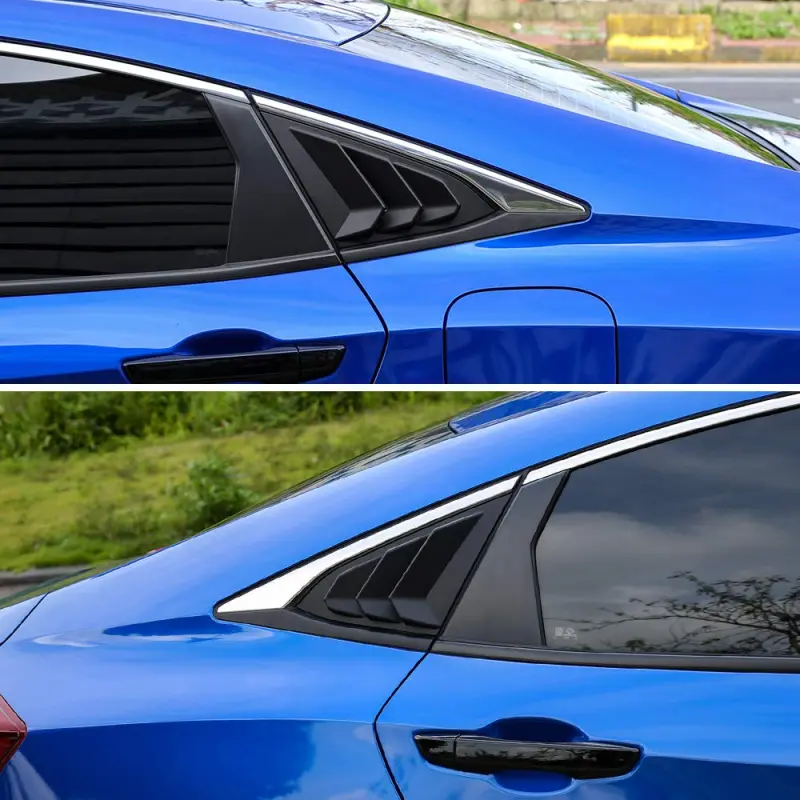 10th Gen Civic Racing Style Rear Window Louvers