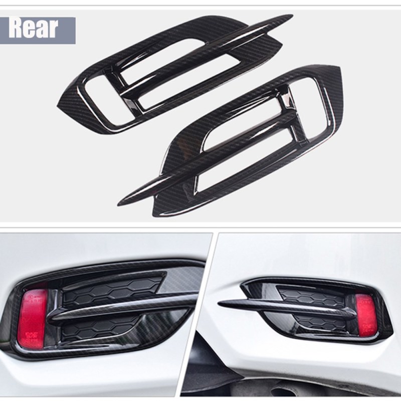 Honda Civic 4dr Sedan Front Rear Fog Light Cover Trim