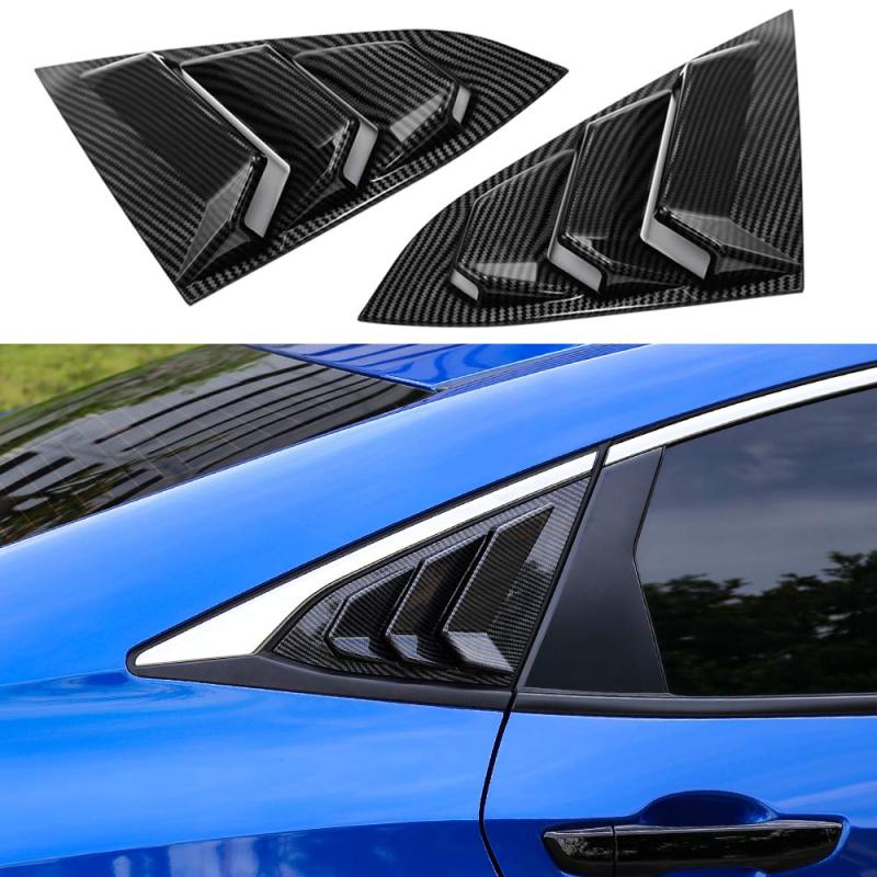 10th Gen Civic Racing Style Rear Window Louvers