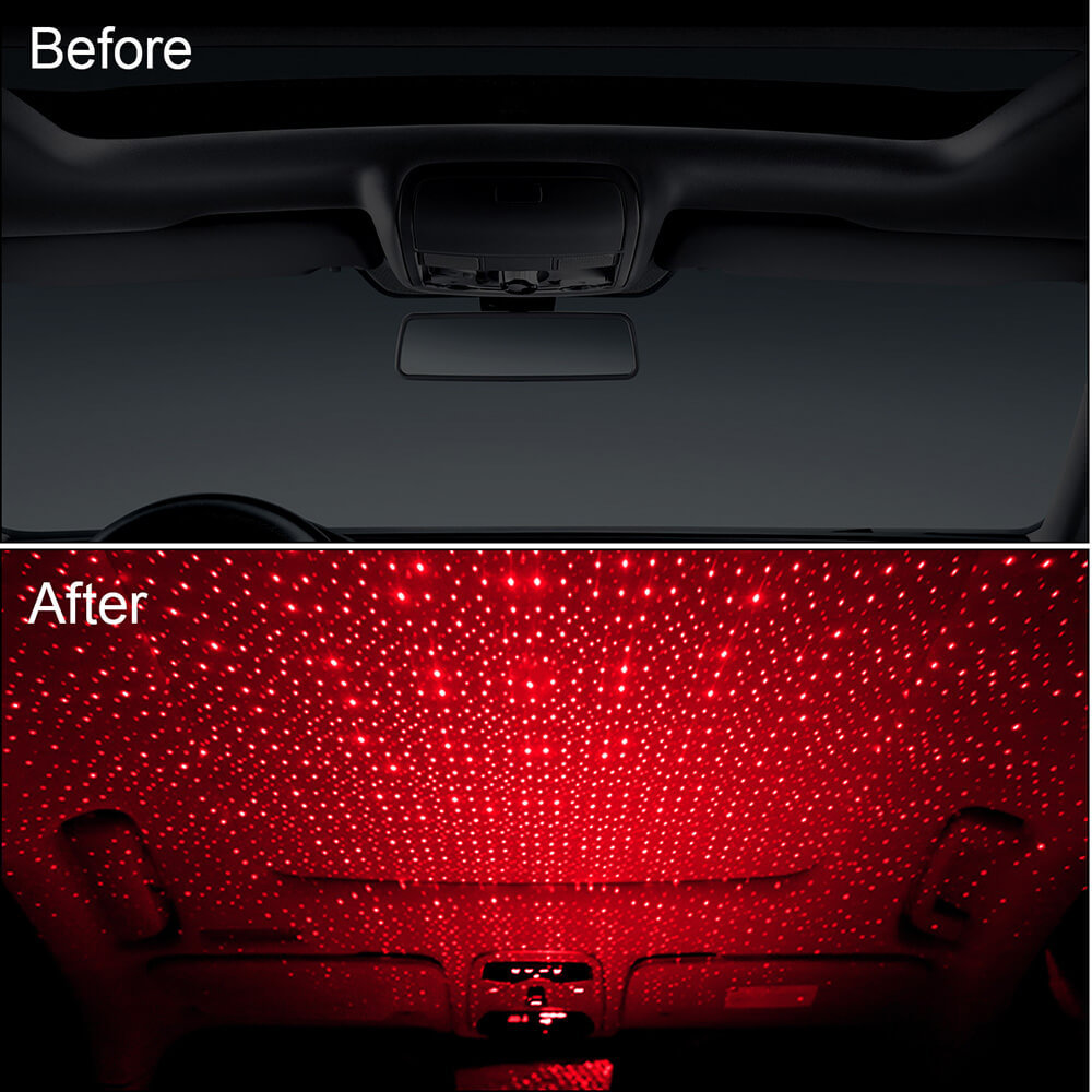USB Atmosphere Light for Car Interior Armrest Box