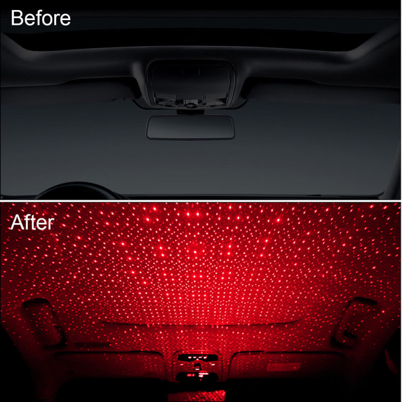 USB Atmosphere Light for Car Interior Armrest Box