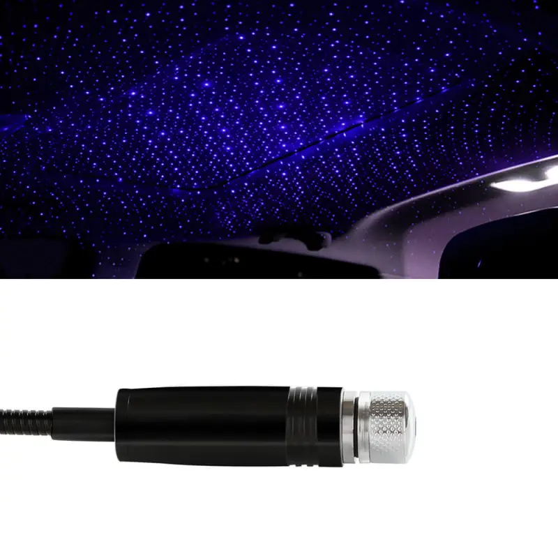 USB Atmosphere Light for Car Interior Armrest Box