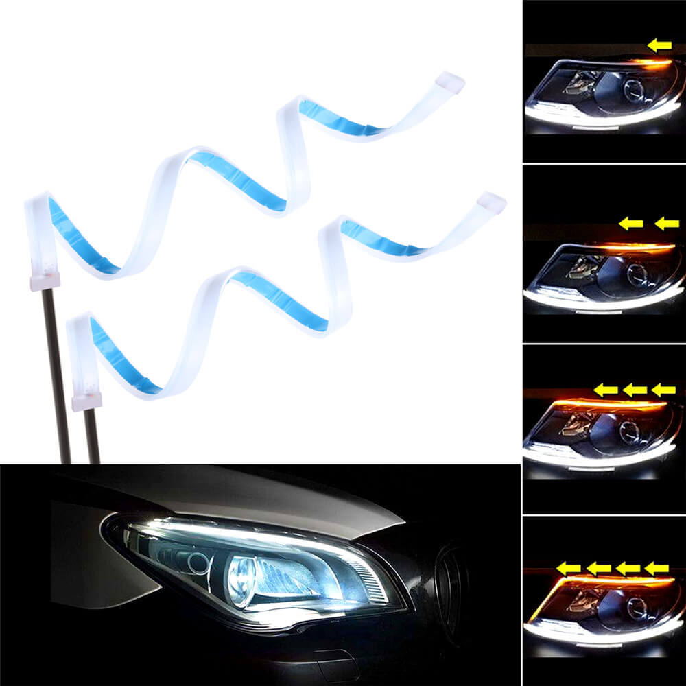 12V Led Strips for Car Exterior DRL Light & Turn Signal lights