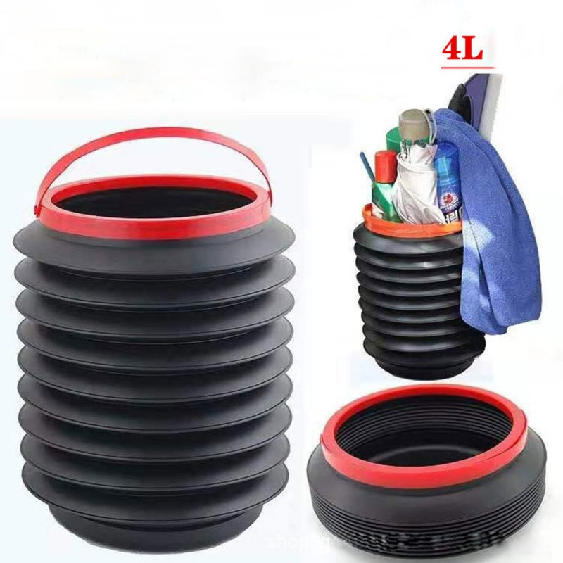 Auto Garbage Can Storage Box Foldable Bucket