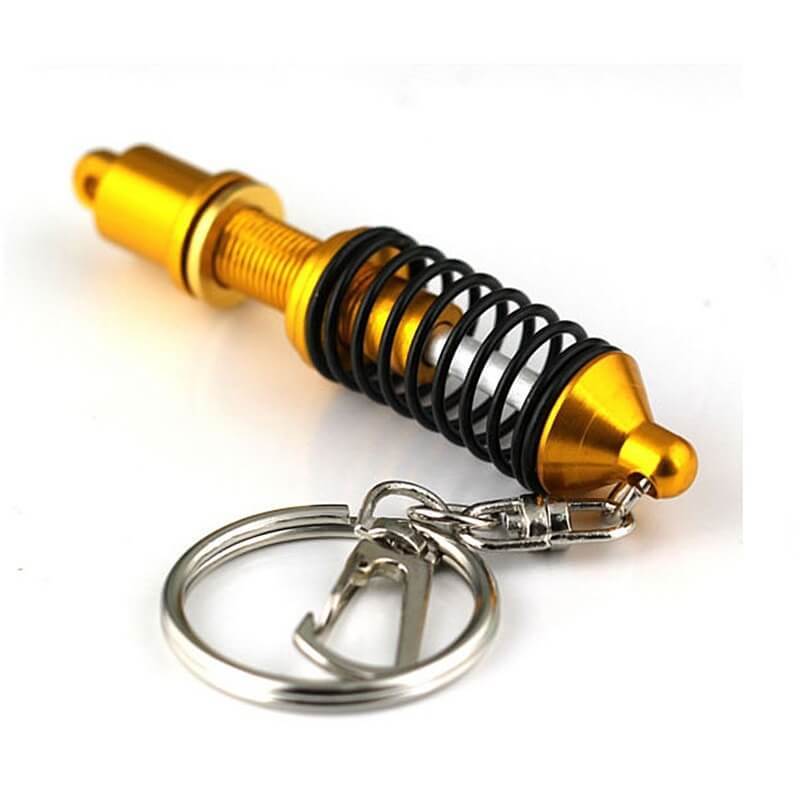 Shock Absorber Shaped Car Key Ring