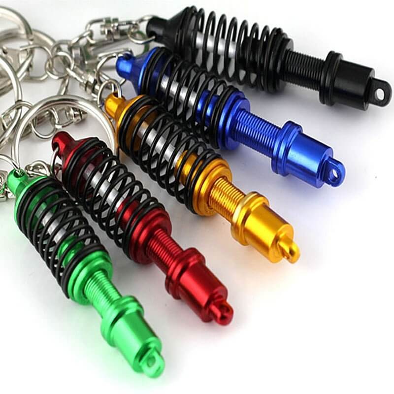 Shock Absorber Shaped Car Key Ring