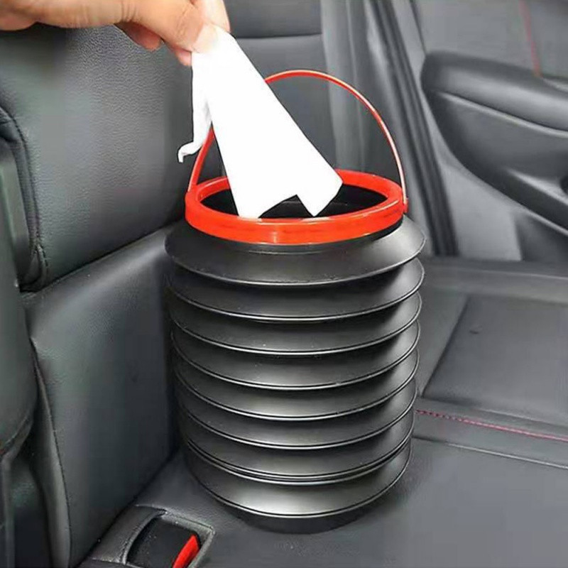 Auto Garbage Can Storage Box Foldable Bucket