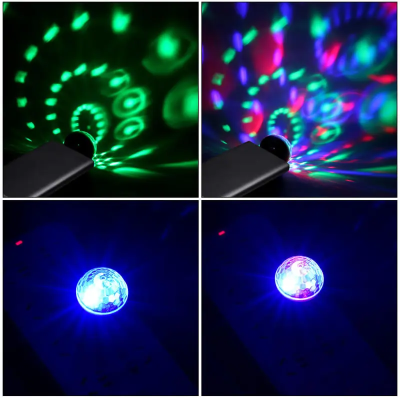 SENZEAL-AUTO | USB LED Sound Activated Mini Disco Light Bulb