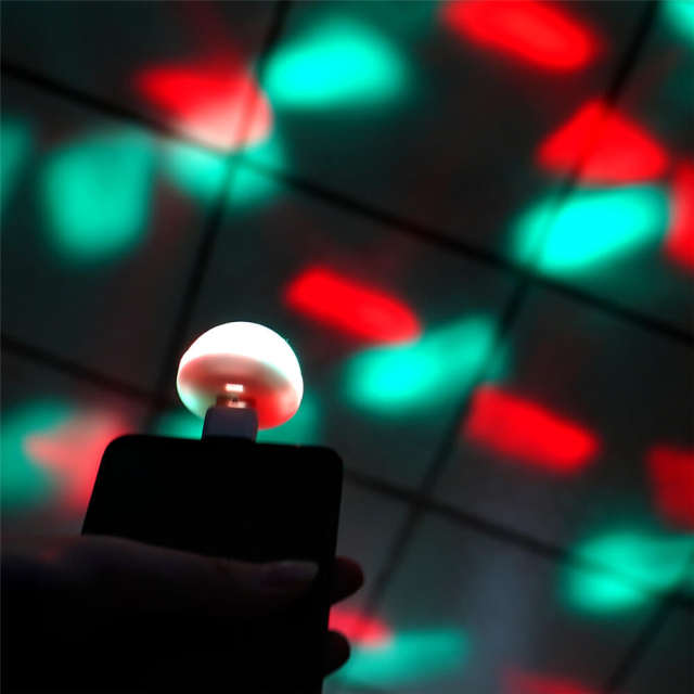 Mini Disco Light Bulb Sound Activated Party Lights 2PCS
