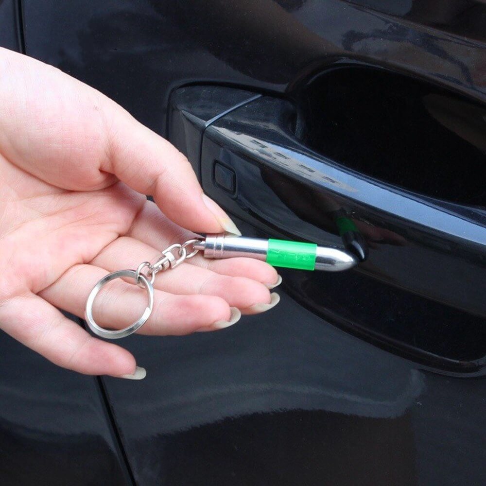 Static Eliminator Keychain Built-in LED Emitter