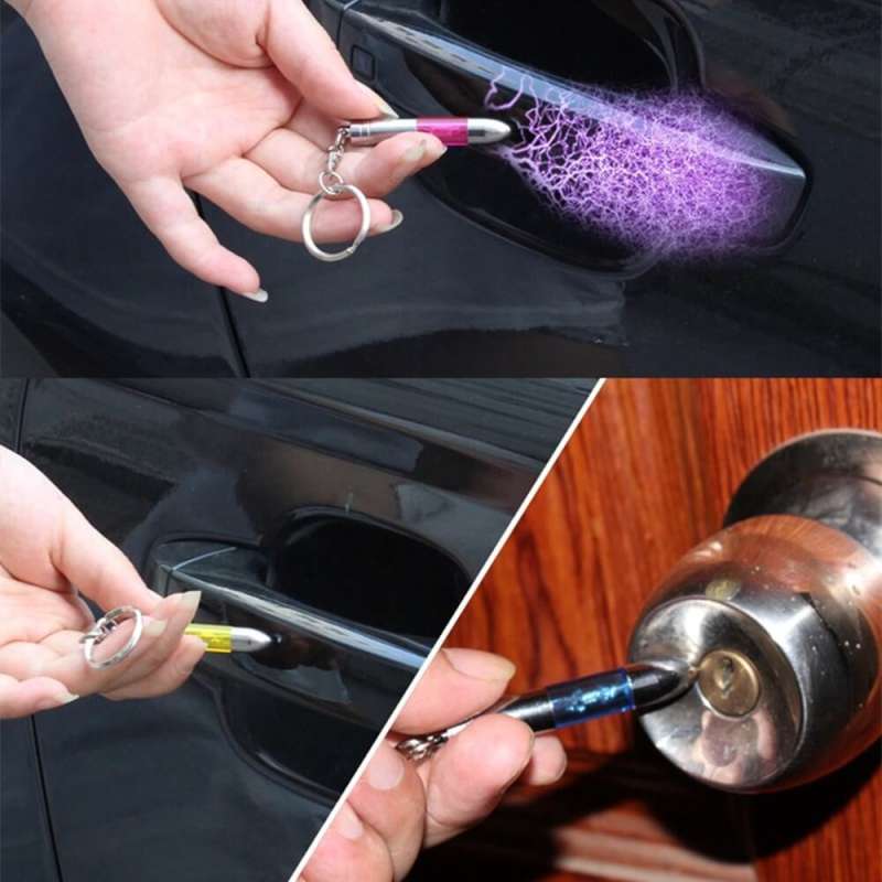 Static Eliminator Keychain Built-in LED Emitter