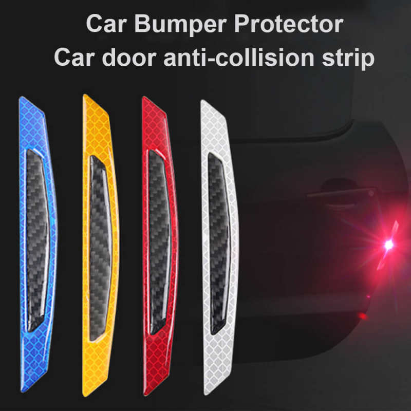 Car Door Bumper Rearview Mirror Reflective Decals Warning Stickers