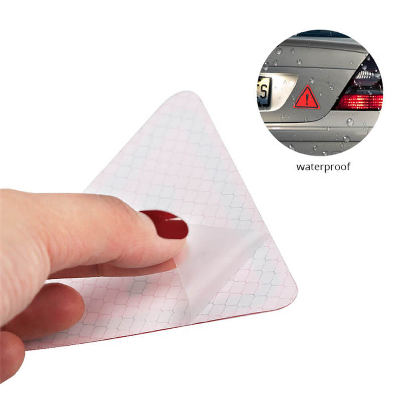 Triangle Warning Sign Reflective Stickers