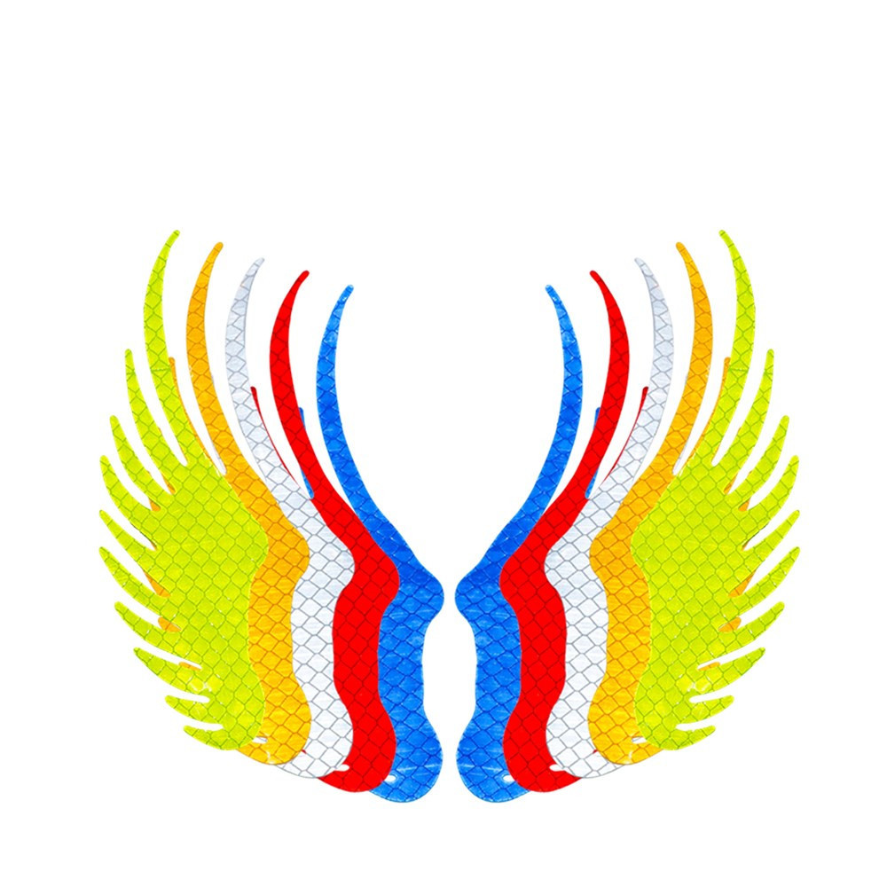 Angel Wing Stickers Reflective Decals