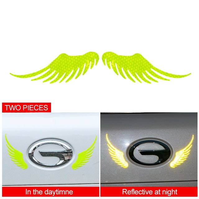 Angel Wing Stickers Reflective Decals