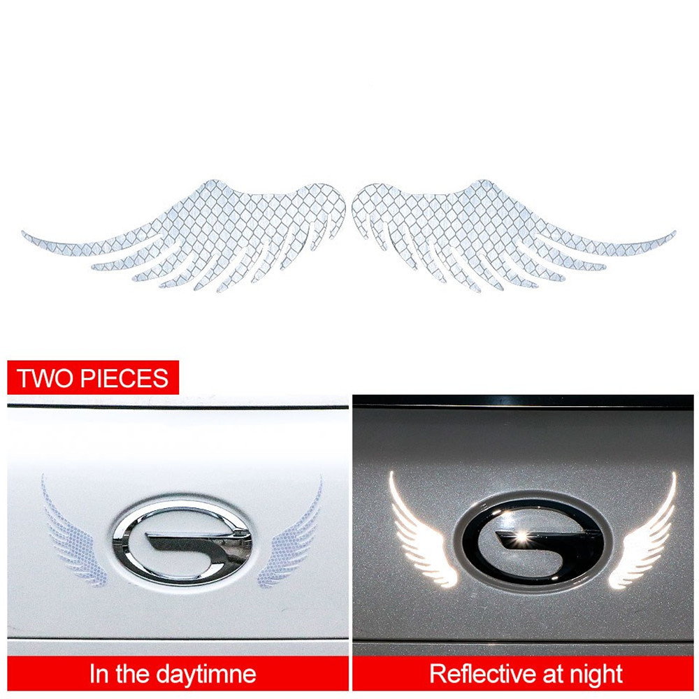 Angel Wing Stickers Reflective Decals