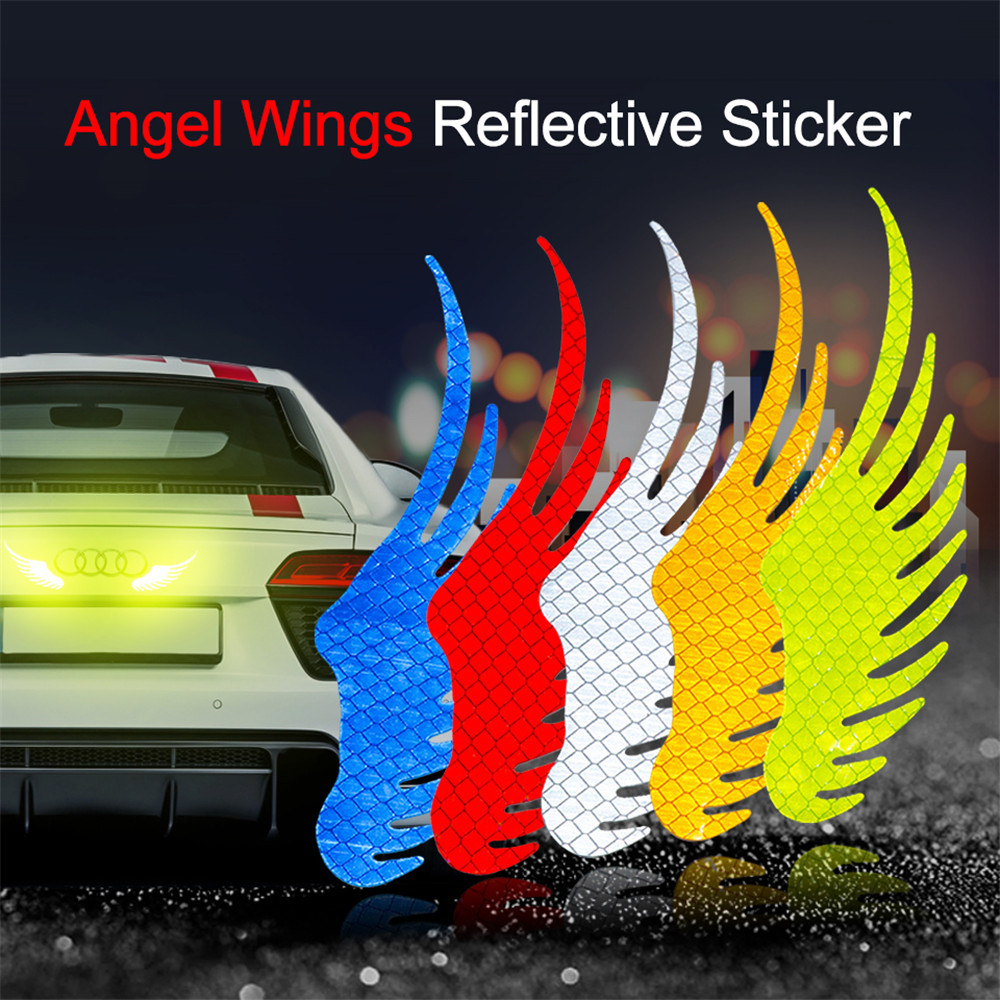 Angel Wing Stickers Reflective Decals