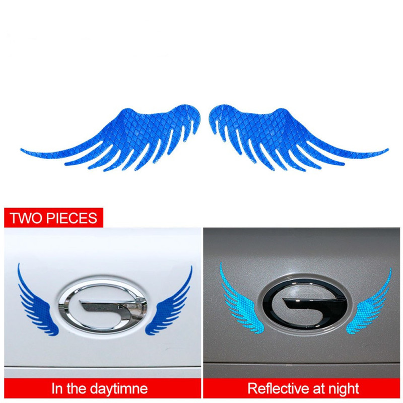 Angel Wing Stickers Reflective Decals