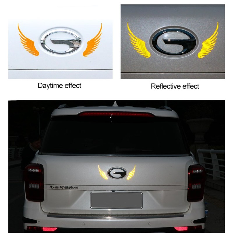 Angel Wing Stickers Reflective Decals