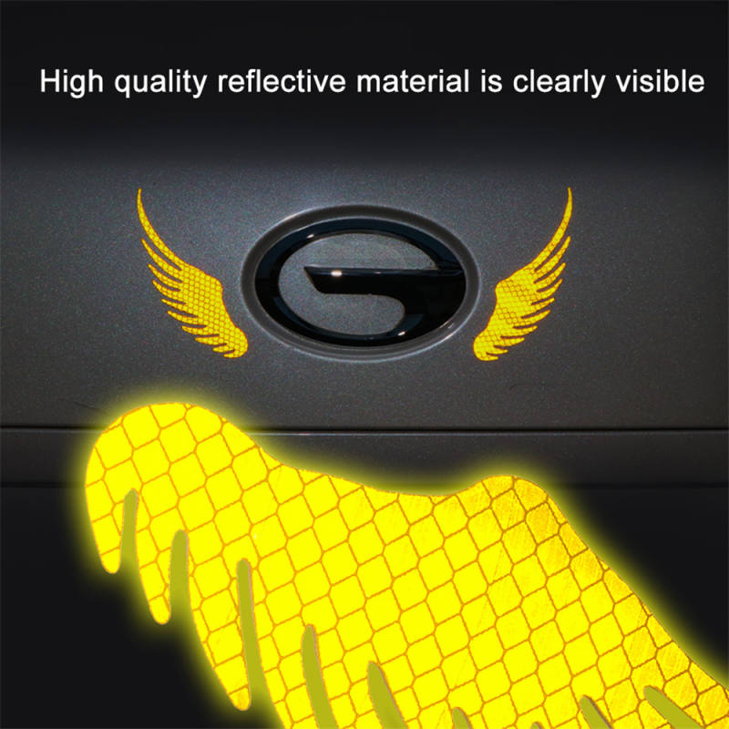 Angel Wing Stickers Reflective Decals