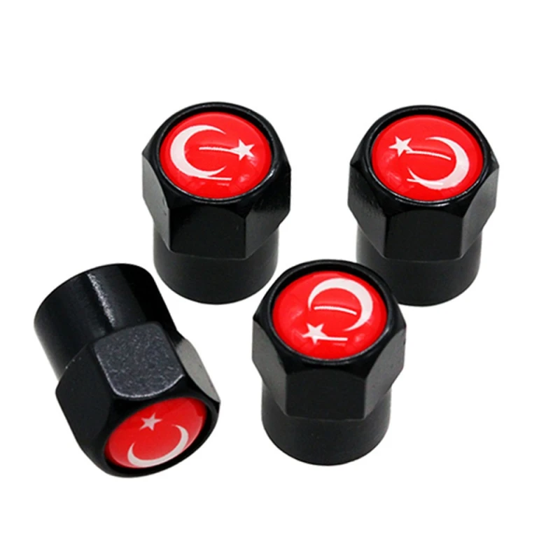 Country Flags Valve Stem Caps