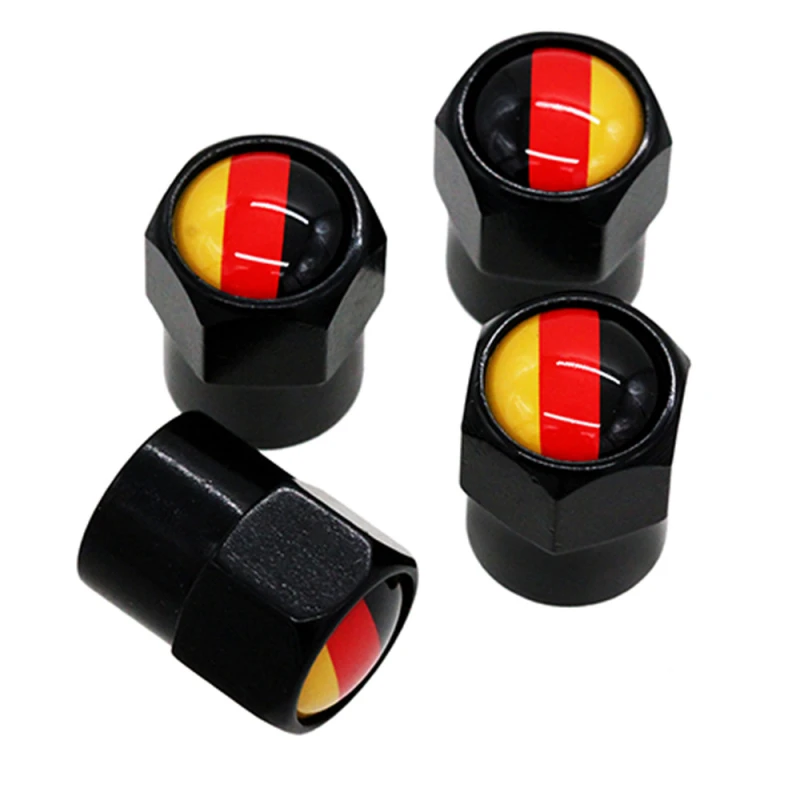 Country Flags Valve Stem Caps