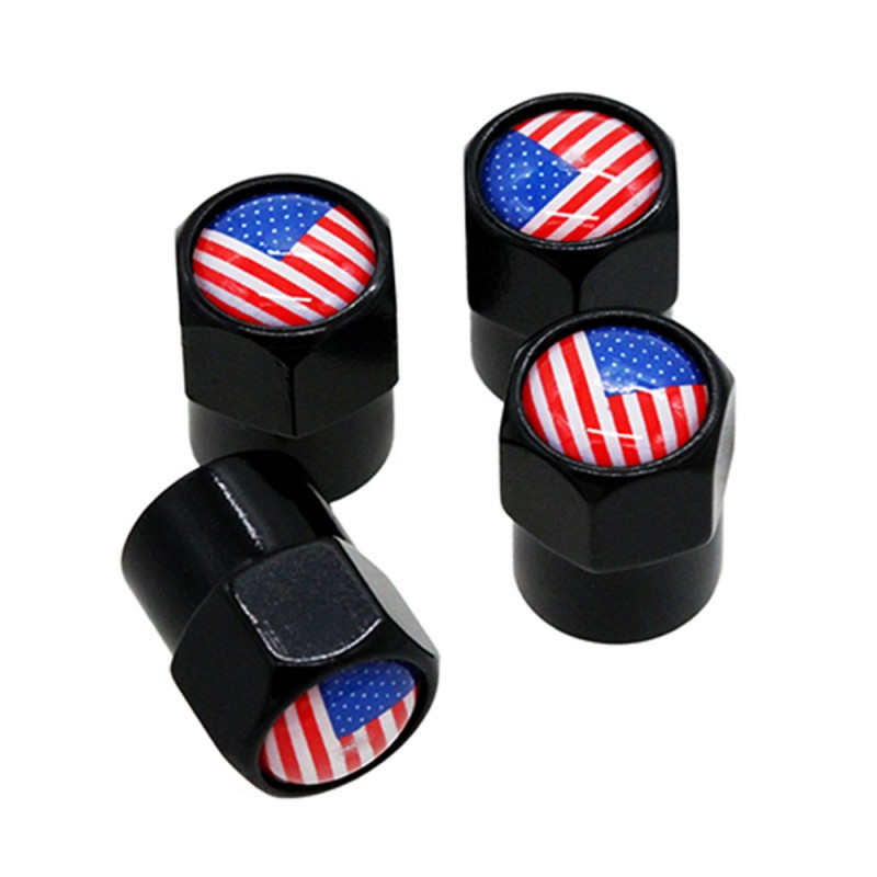 Country Flags Valve Stem Caps