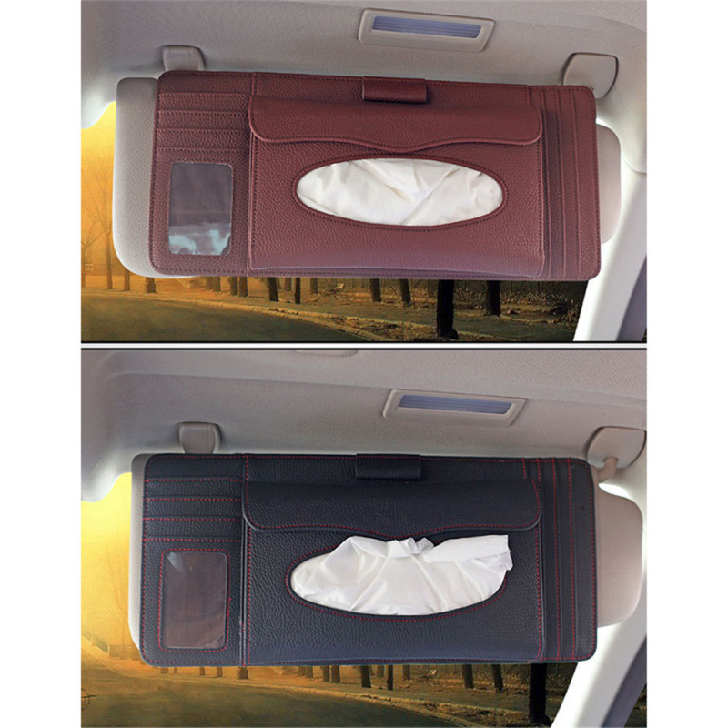 Sun Visor Organizer CD DVD Credit Card Holder