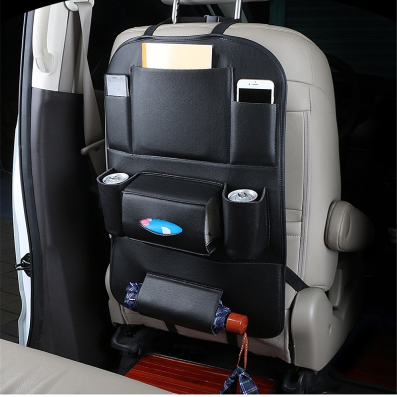 Microfiber Leather Car Seat Organizer