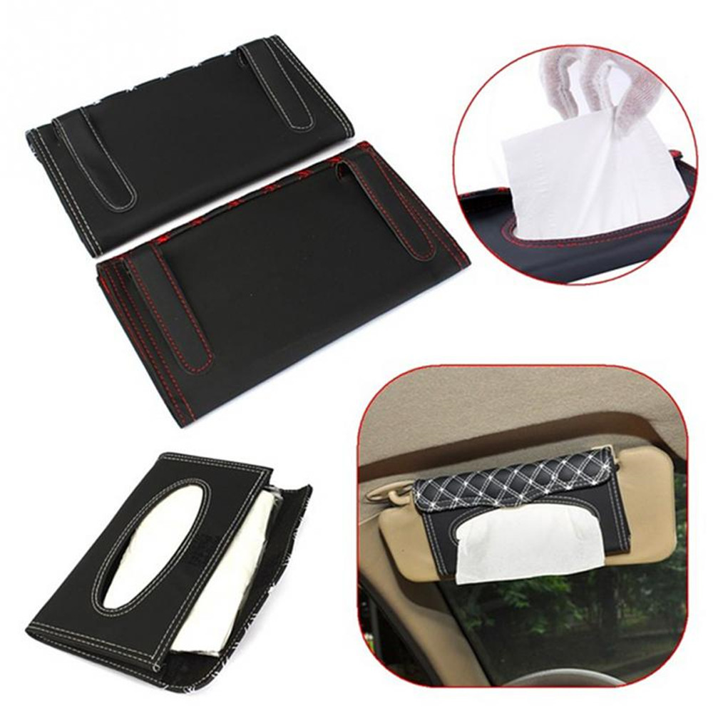 Car Sun Visor Tissue Paper Box
