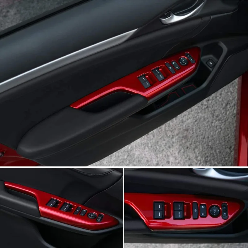 10th Gen Civic Door Handle Window Switch Control Panel Cover Trim