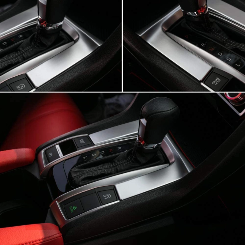 Honda Civic 10th 2016-2020 Front Console Gear Shift Panel Trim