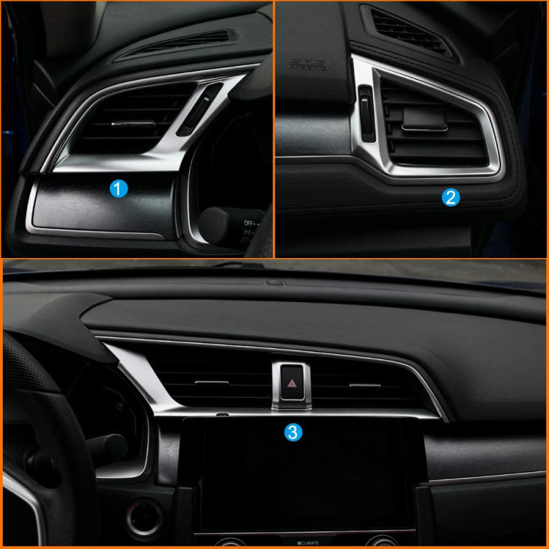 10th Gen Civic 2016-2020 Central Control Air Vent Trim