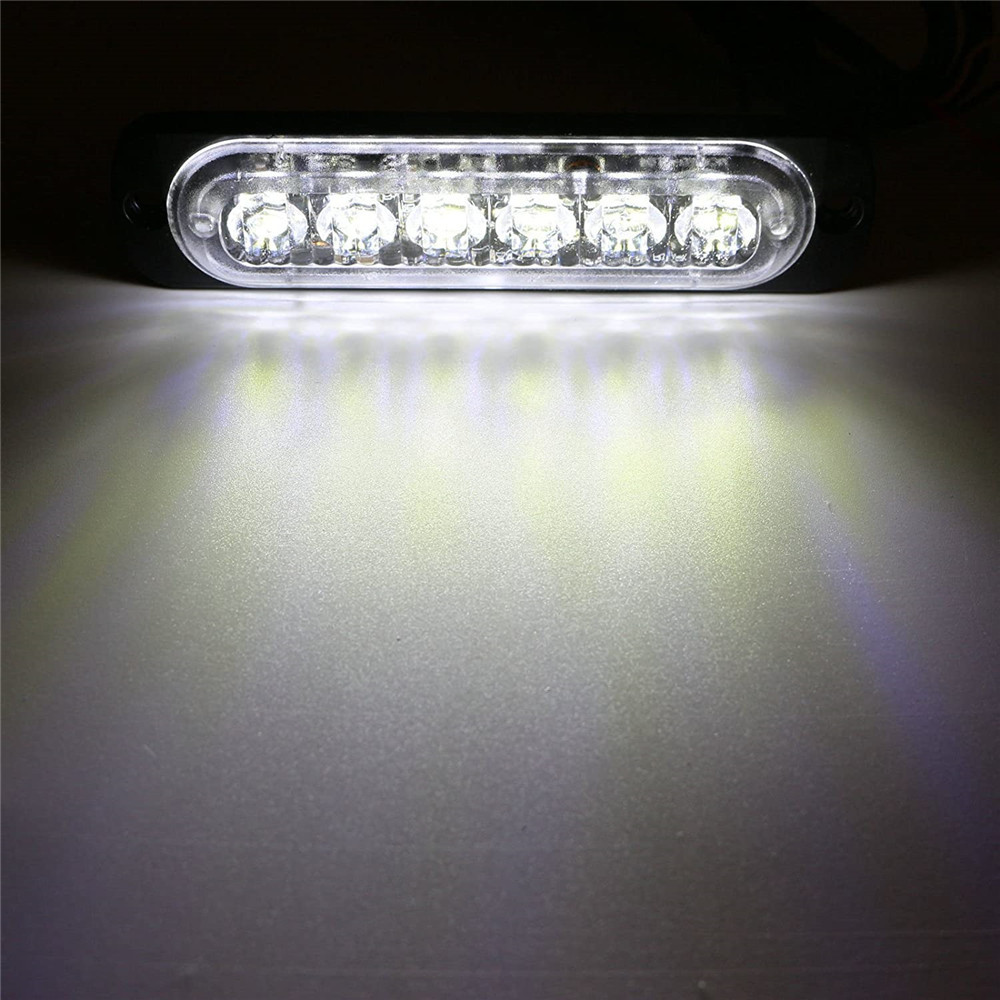 6LED Emergency Strobe Lights for Trucks Car Motorcycle