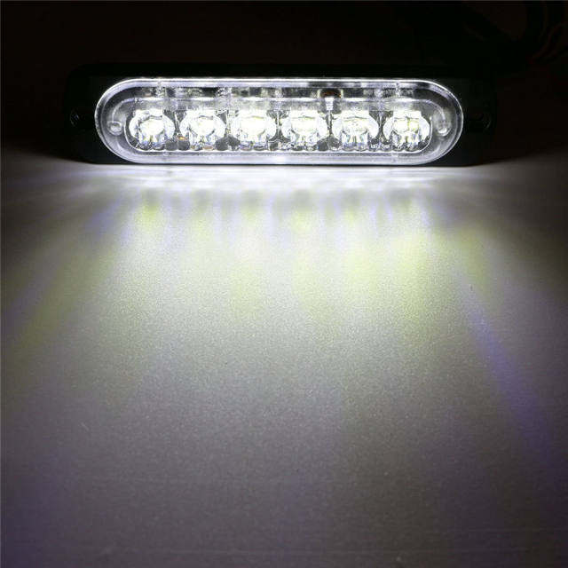 6LED Emergency Strobe Lights for Trucks Car Motorcycle