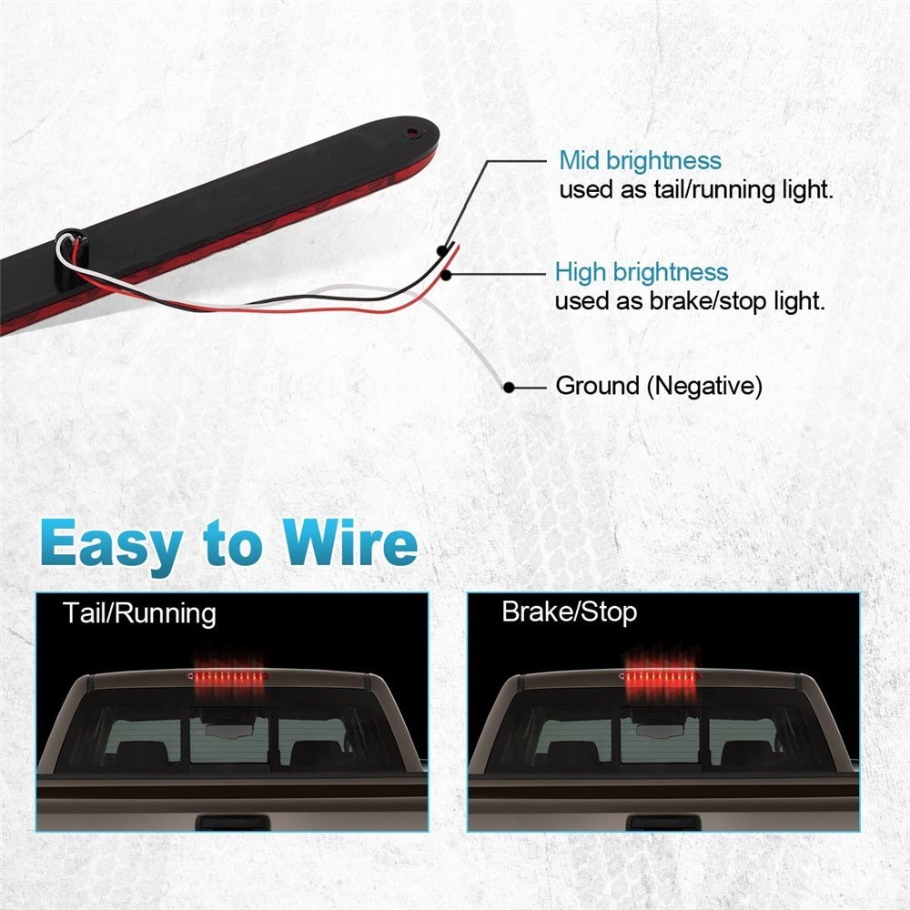 15" 11 LED Light Bar Truck Trailer Stop Turn Tail Light