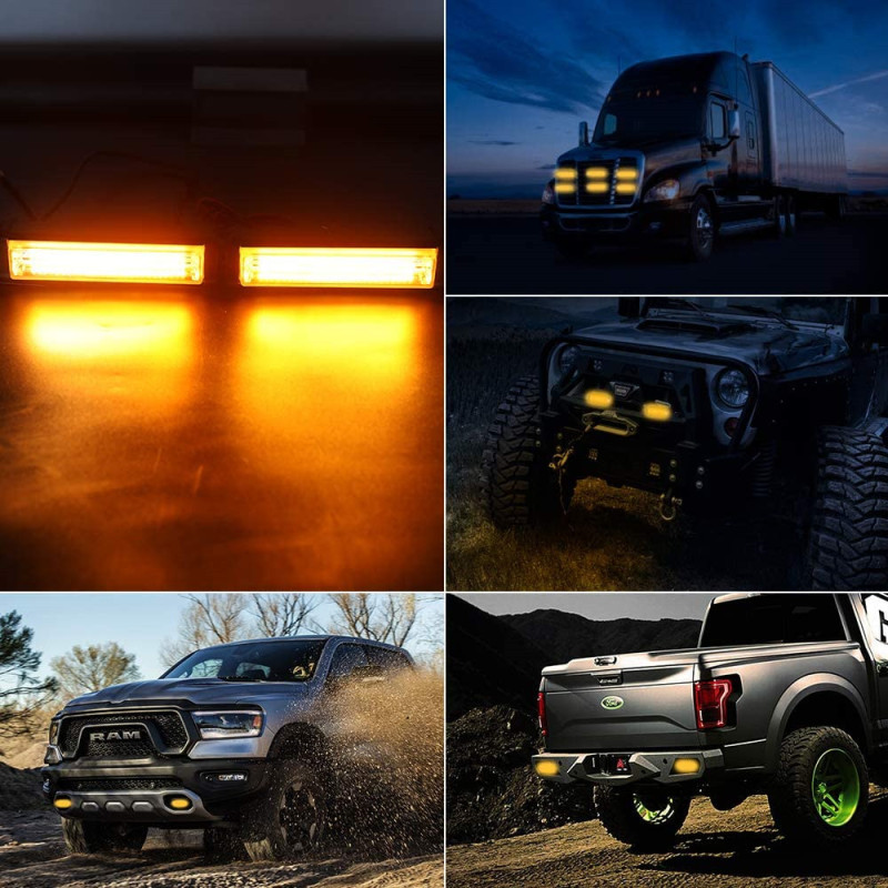 8 Flash Patterns Emergency LED Light Bar