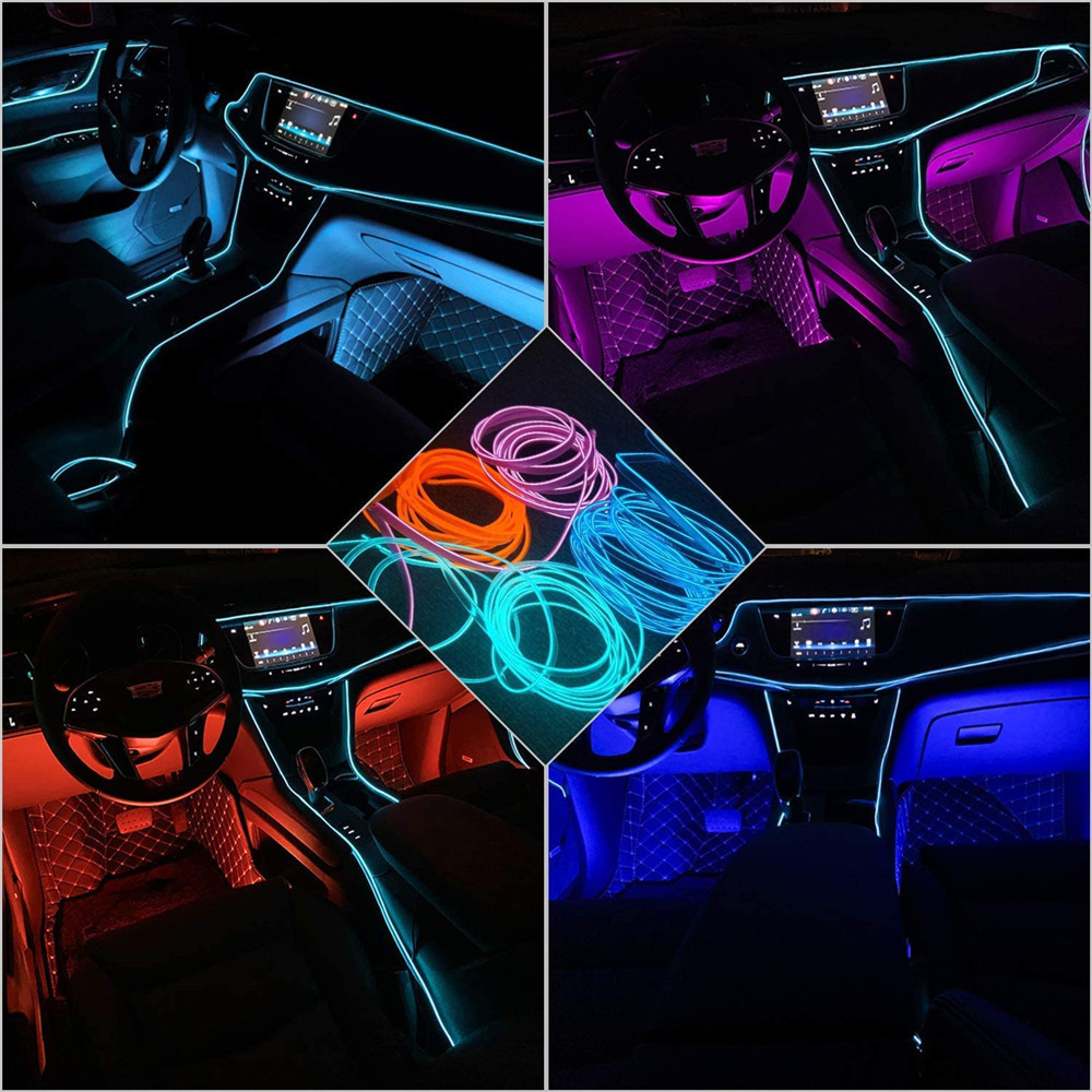 USB Neon Light Strips for Car Room Party Decoration
