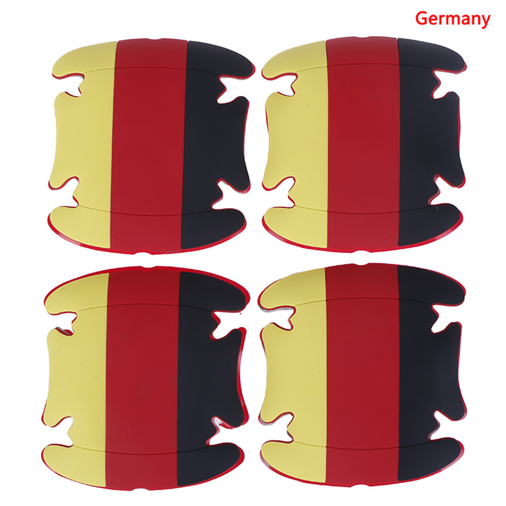 National Flag Style Car Door Handle Scratches Protective Film