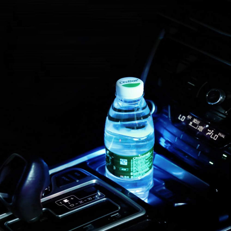 RGB LED Lights Car Drink Coaster