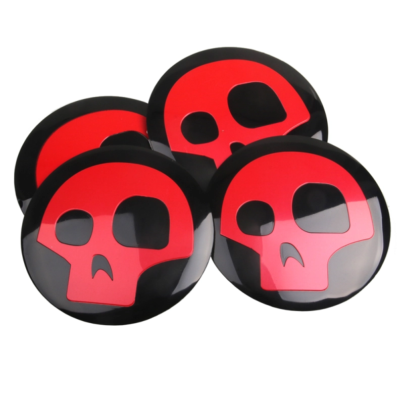 5.6cm 56mm Skull Car Hub Caps GT GTR Auto Man Wheel Cover Alfa Wheel Center Caps For Mercedes Honda Toyota Opel Nismo Peugeot