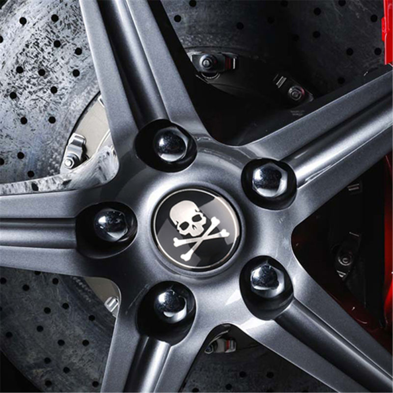5.6cm 56mm Skull Car Hub Caps GT GTR Auto Man Wheel Cover Alfa Wheel Center Caps For Mercedes Honda Toyota Opel Nismo Peugeot
