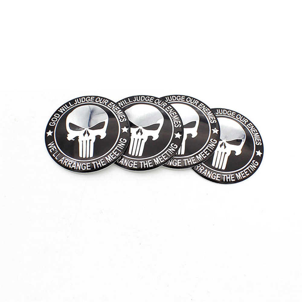 5.6cm 56mm Skull Car Hub Caps GT GTR Auto Man Wheel Cover Alfa Wheel Center Caps For Mercedes Honda Toyota Opel Nismo Peugeot